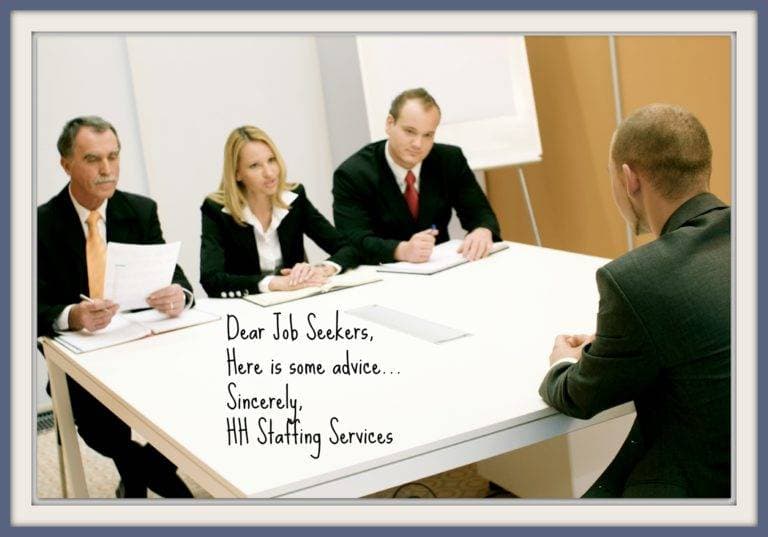 Our Recruiter’s Advice to Job Seekers